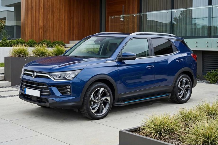 SsangYong Korando 2019– Maya Blue sivuportaat (2 kpl, alumiini) Image