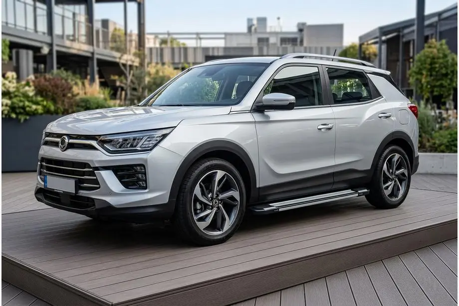 SsangYong Korando 2019– Rainbow sivuportaat (2 kpl, alumiini) Image