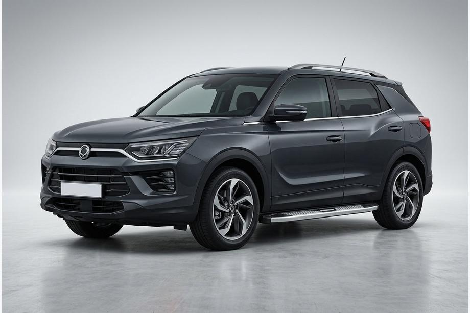 SsangYong Korando 2019– Mevsim Grey sivuporrastangot (2 kpl, alumiini) Image