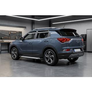 Allmond Grey -sivukynnykset (2 kpl, alumiini) SsangYong Korando 2019– kuva 1