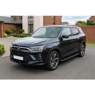 Sivukynnykset Tayga Black (2 kpl, alumiini) SsangYong Korando 2019– kuva 1