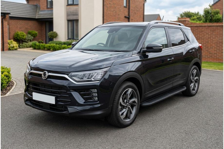 SsangYong Korando 2019– Sivukynnykset Tayga Black (2 kpl, alumiini) Image