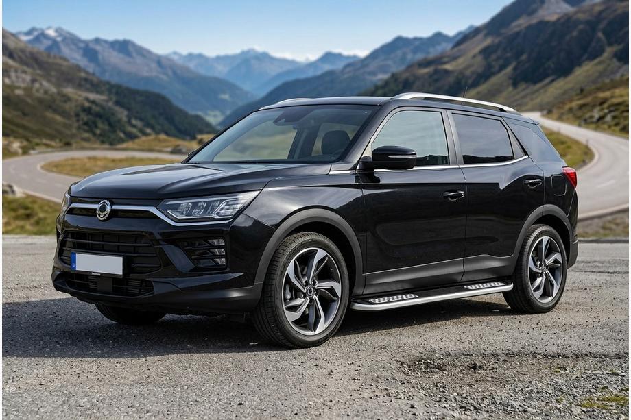 SsangYong Korando 2019– Tayga V2 sivukynnykset (2 kpl, alumiini) Image
