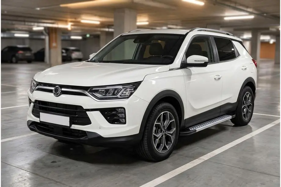 SsangYong Korando 2019– Sivuaskelmat Vision New Grey (2 kpl, alumiini) Kuva 1