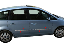 Ford Focus II 2005–2008 Ovilistat (4 kpl, ruostumaton teräs) OmsaLine – italialainen ruostumaton teräs kuva 3