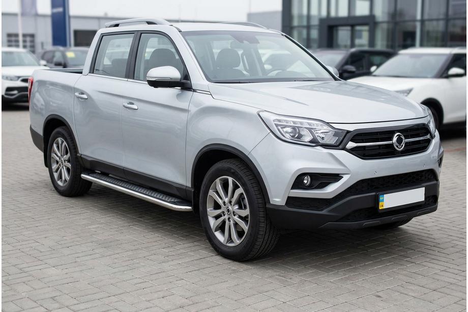 SsangYong Musso II 2018– Sivuporraslaudat Maydos V2 (2 kpl, alumiini) Image