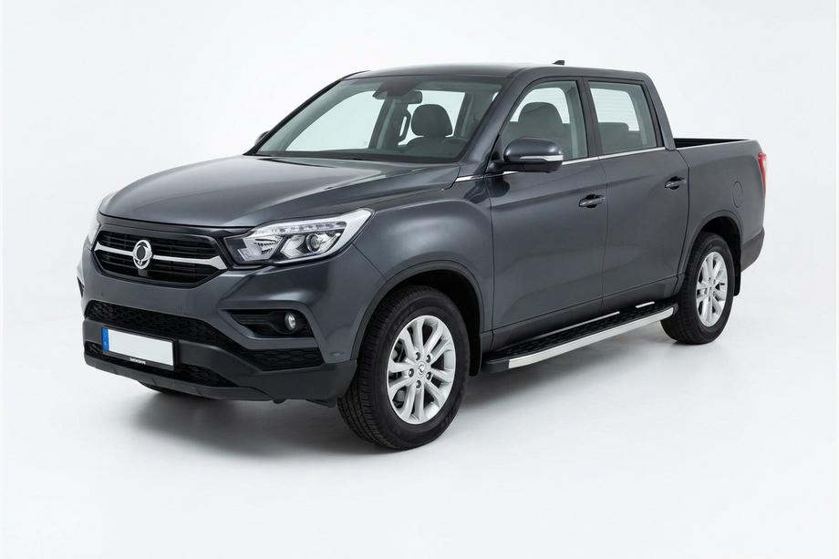 SsangYong Musso II 2018– BlackLine-sivuporrast (2 kpl, alumiini) Image