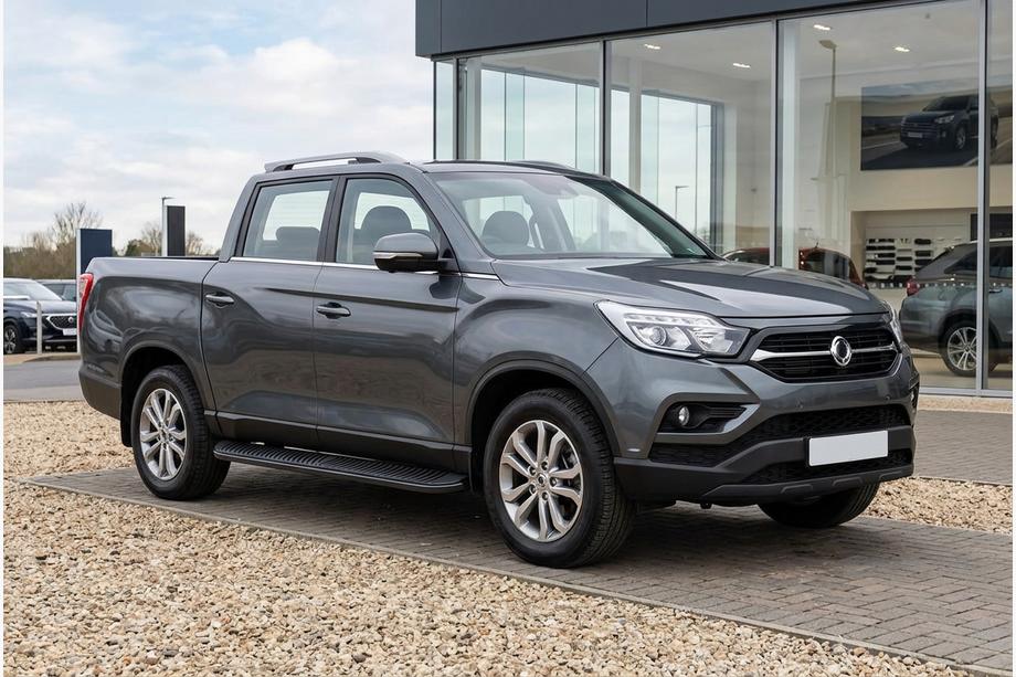 SsangYong Musso II 2018– Sivukynnykset Tayga Black (2 kpl, alumiini) Image