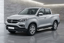 SsangYong Musso II 2018– Tayga V2 sivukynnykset (2 kpl, alumiini) kuva 1