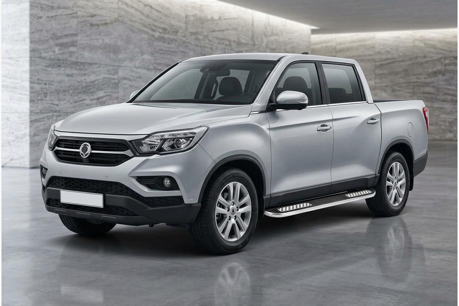 SsangYong Musso II 2018– Tayga V2 sivukynnykset (2 kpl, alumiini) Image