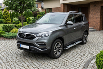 SsangYong Rexton II 2017– Mevsim Grey sivuporrastangot (2 kpl, alumiini) kuva 1
