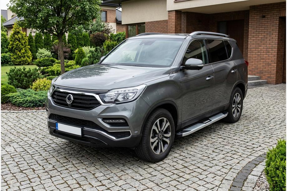 SsangYong Rexton II 2017– Mevsim Grey sivuporrastangot (2 kpl, alumiini) Image