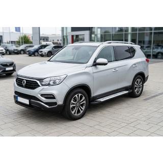 Allmond Grey -sivukynnykset (2 kpl, alumiini) SsangYong Rexton II 2017– kuva 1