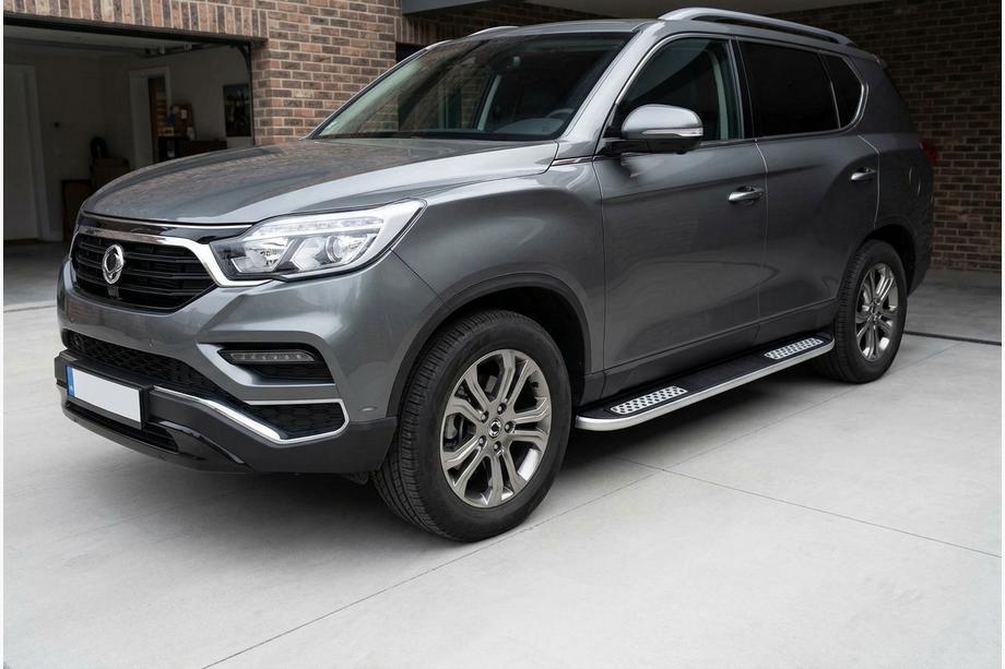 SsangYong Rexton II 2017– Tayga V2 sivukynnykset (2 kpl, alumiini) Image