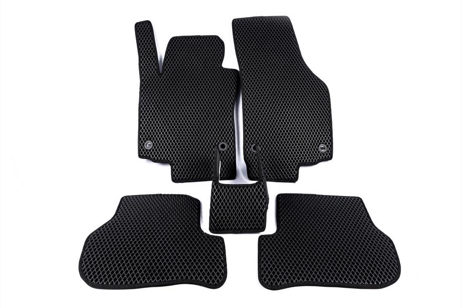 Volkswagen Golf 6 2008–2014 EVA-lattiamatot (mustat) Kuva 14