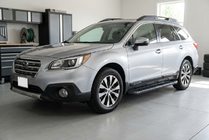 Subaru Outback 2014–2019 Bosphore Black -sivuastinlaudat (2 kpl, alumiini) kuva 1