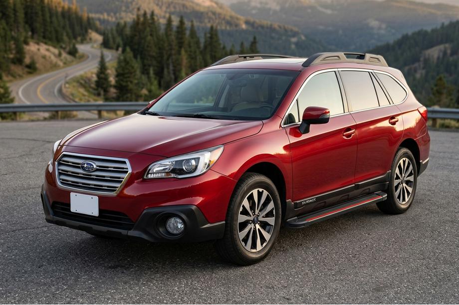 Subaru Outback 2014–2019 Sivuporrassarja Maya Red (2 kpl, alumiini) Image