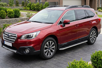 Subaru Outback 2014–2019 Maydos V1 sivukynnykset (2 kpl, alumiini) kuva 1