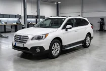 Subaru Outback 2014–2019 Allmond Grey -sivukynnykset (2 kpl, alumiini) kuva 1