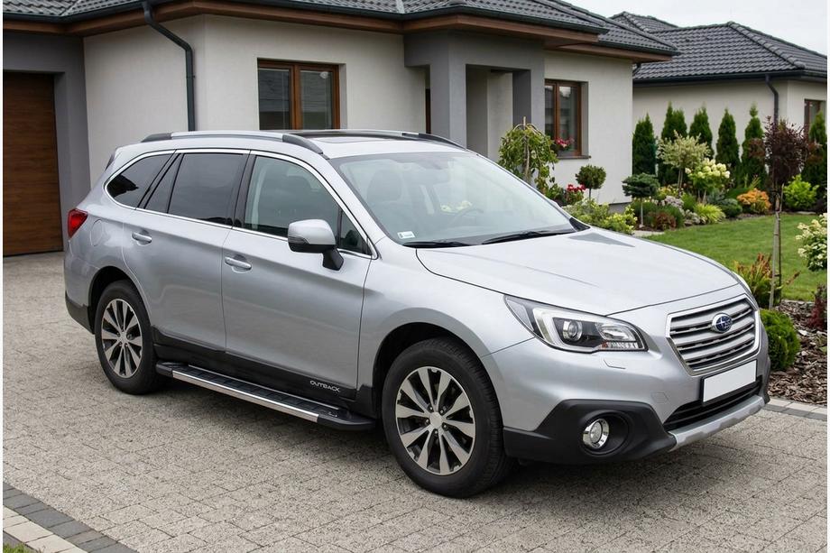 Subaru Outback 2014–2019 RedLine sivuastinlaudat (2 kpl, alumiini) Image