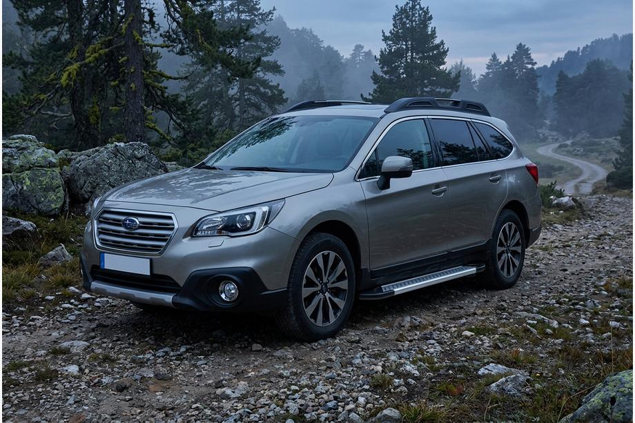 Subaru Outback 2014–2019 Sivuaskelmat Vision New Grey (2 kpl, alumiini) Image