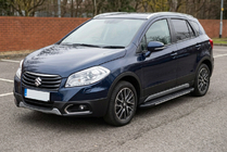 Suzuki SX4 S-Cross 2013–2016 Bosphorus Grey sivuaskelmat (2 kpl, alumiini) kuva 1