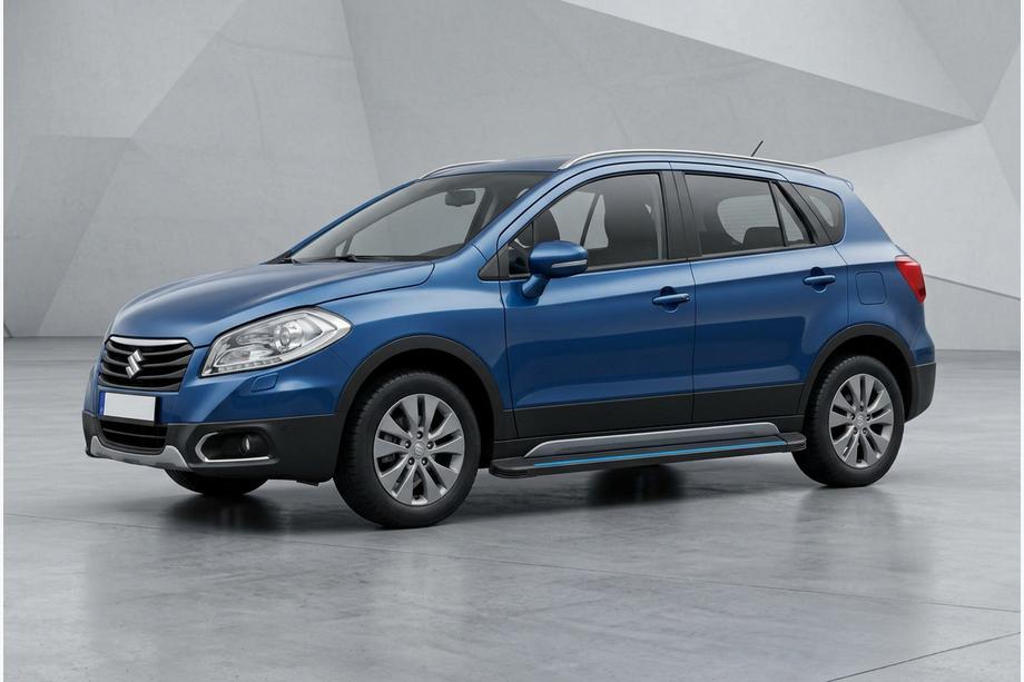 Suzuki SX4 S-Cross 2013–2016 Maya Blue sivuportaat (2 kpl, alumiini) Image