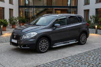 Suzuki SX4 S-Cross 2013–2016 Mevsim Grey sivuporrastangot (2 kpl, alumiini) kuva 1