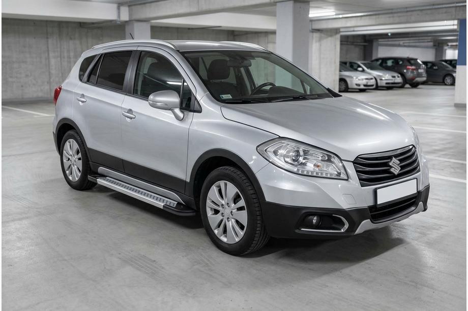Suzuki SX4 S-Cross 2013–2016 Sivuaskelmat Vision New Grey (2 kpl, alumiini) Image