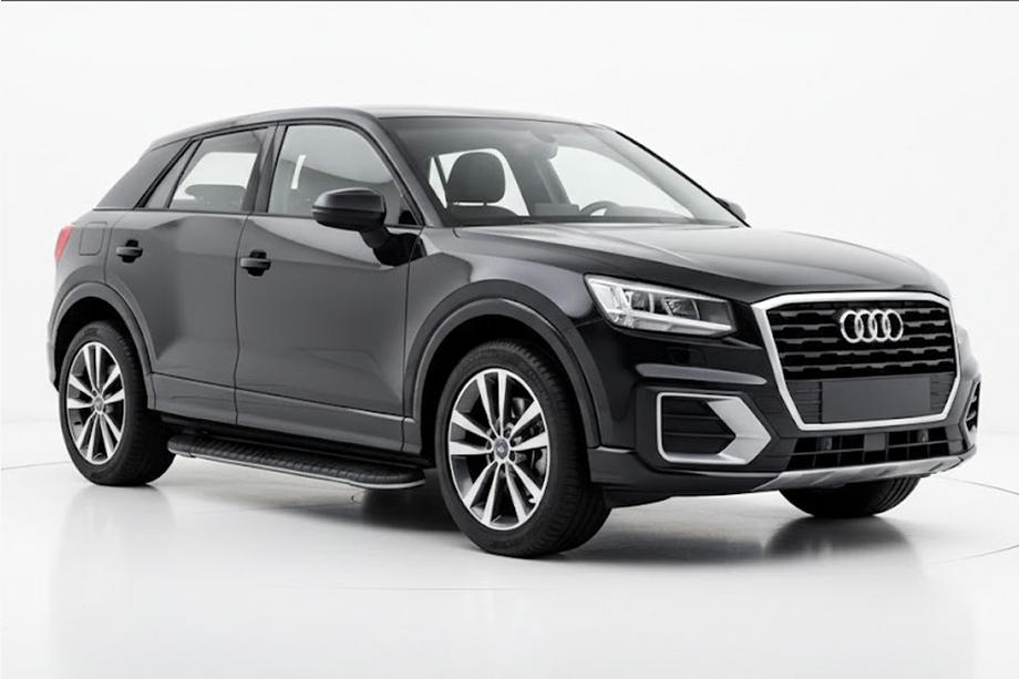 Audi Q2 2016– Bosphore Black -sivuastinlaudat (2 kpl, alumiini) Image