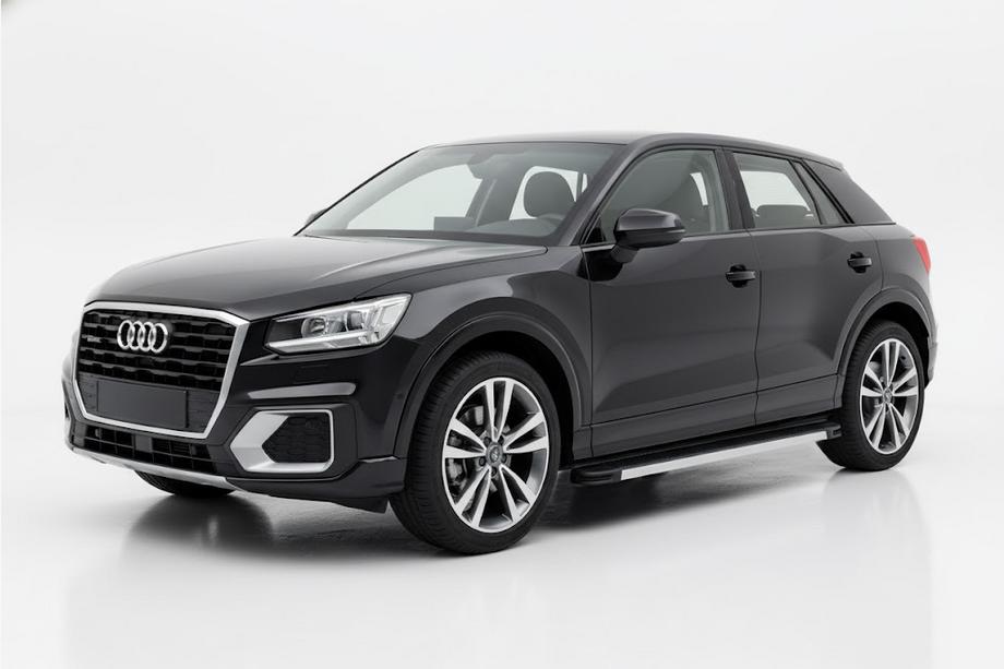 Audi Q2 2016– Sivuportaat Maya V1 (2 kpl, alumiini) Image