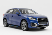 Audi Q2 2016– Maya Blue sivuportaat (2 kpl, alumiini) kuva 1