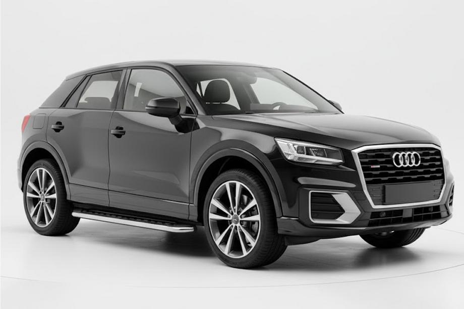 Audi Q2 2016– Maydos V1 sivukynnykset (2 kpl, alumiini) Kuva 1
