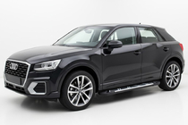 Audi Q2 2016– Sunrise sivuportaat (2 kpl, alumiini) kuva 1