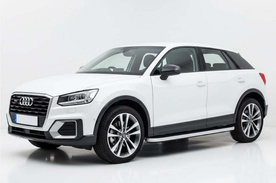 Audi Q2 2016– Sivuportaat Tayga Grey (2 kpl, alumiini) Image
