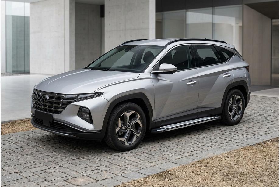Hyundai Tucson NX4 2021– Rainbow sivuportaat (2 kpl, alumiini) Image