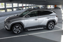 Hyundai Tucson NX4 2021– RedLine sivuastinlaudat (2 kpl, alumiini) kuva 1