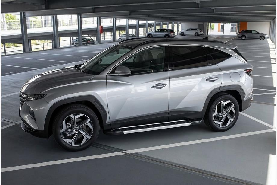 Hyundai Tucson NX4 2021– RedLine sivuastinlaudat (2 kpl, alumiini) Image