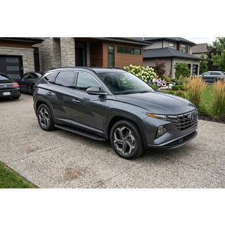 Sivukynnykset Tayga Black (2 kpl, alumiini) Hyundai Tucson NX4 2021– kuva 1