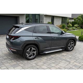 Sivuaskelmat Vision New Grey (2 kpl, alumiini) Hyundai Tucson NX4 2021– kuva 1