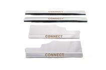 Ford Connect 2014–2021 Carmos sisäkynnyslistat (4 kpl, ruostumaton teräs) kuva 1