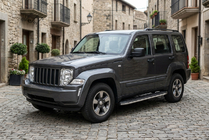 Jeep Cherokee/Liberty 2007–2013 Sivuastinlaudat Bosphore Grey (2 kpl, alumiini) kuva 1