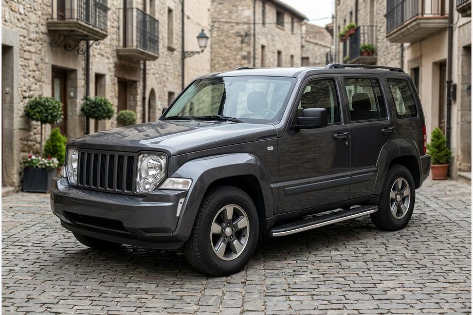 Jeep Cherokee/Liberty 2007–2013 Sivuastinlaudat Bosphore Grey (2 kpl, alumiini) Image