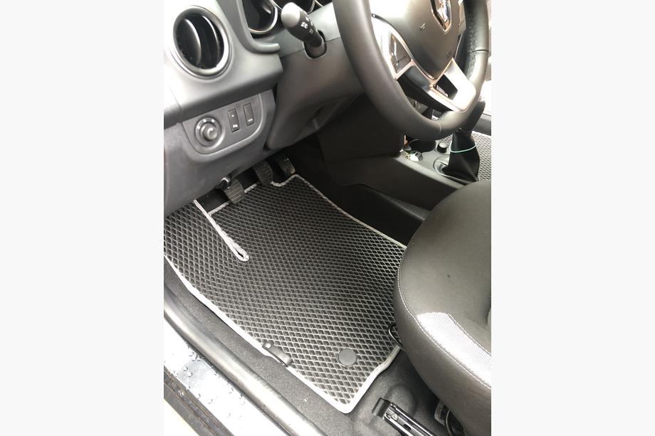 Renault Sandero 2013–2022 EVA-lattiamatot (mustat) Image