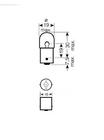 Merkkivalopolttimo Narva 17311 R10W 12V 10W BA15s kuva 2