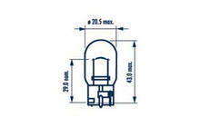 Narva 17632 W21W 12V 21W W3x16d merkkilamppu kuva 3