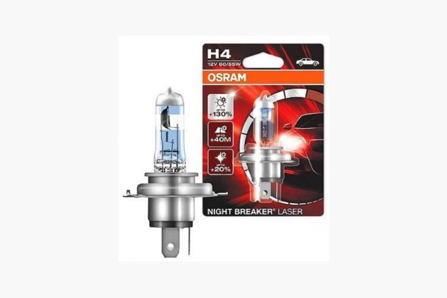 Ajovalopolttimo Osram H4 60/55W Night Breaker Laser +130% 64193NBL130 (1 kpl) Image
