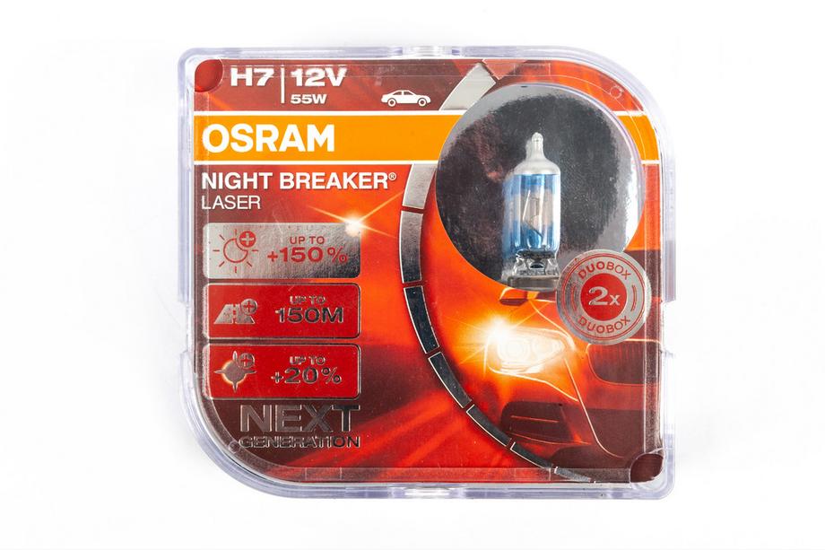 Osram H7 55W Night Breaker Laser 150% 64210NL ajovalopolttimo Image