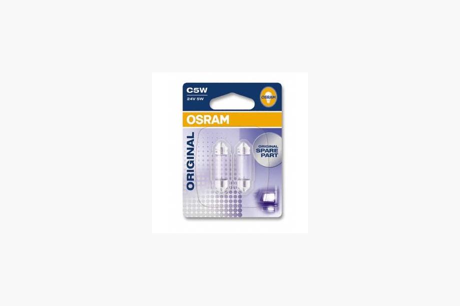 Merkkipolttimo Osram 6423-02B C5W 36mm 24V SV8.5-8 Image
