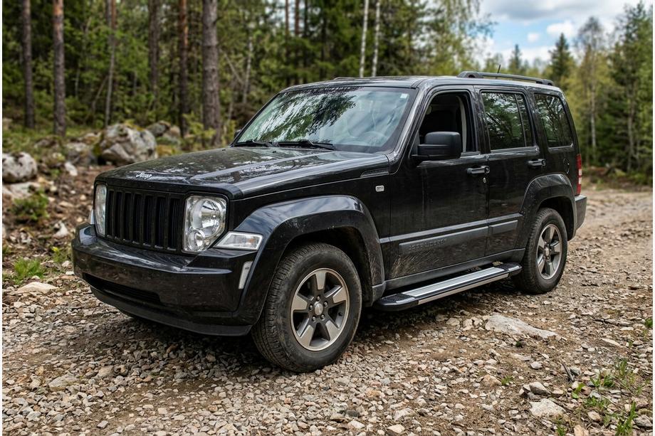 Jeep Cherokee/Liberty 2007–2013 Rainbow sivuportaat (2 kpl, alumiini) Image